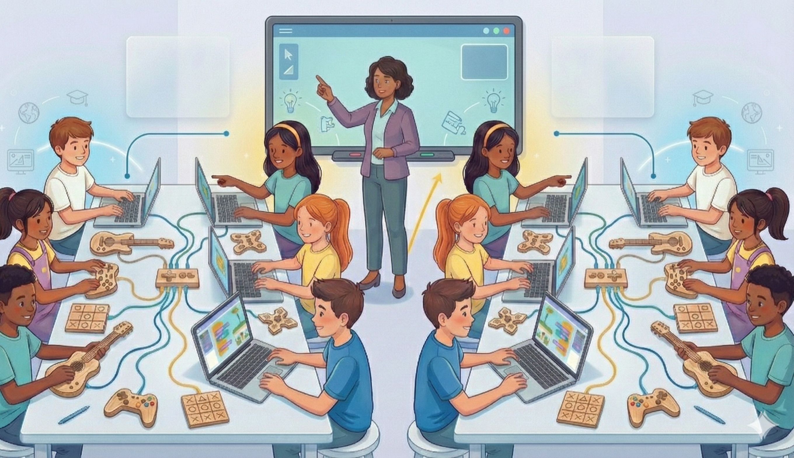 İcat Atölyesi öğrencileri